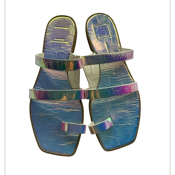 Dolce Vita Isala Sandals Iridescent Size 9 - Picture 2 of 8